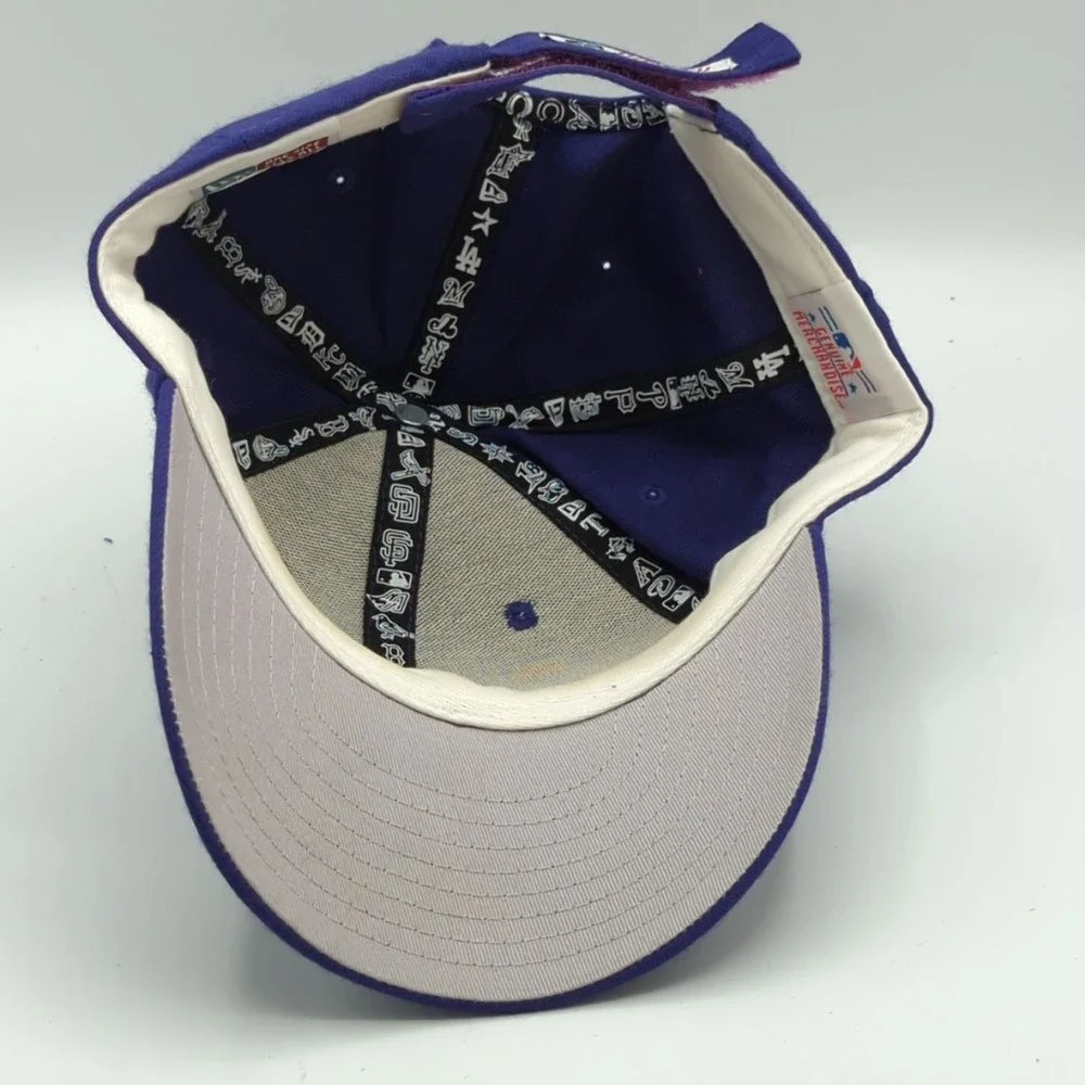 Arizona Diamondbacks New Era MLB Strapback Hat Purple Teal Copper Logo Wool Cap